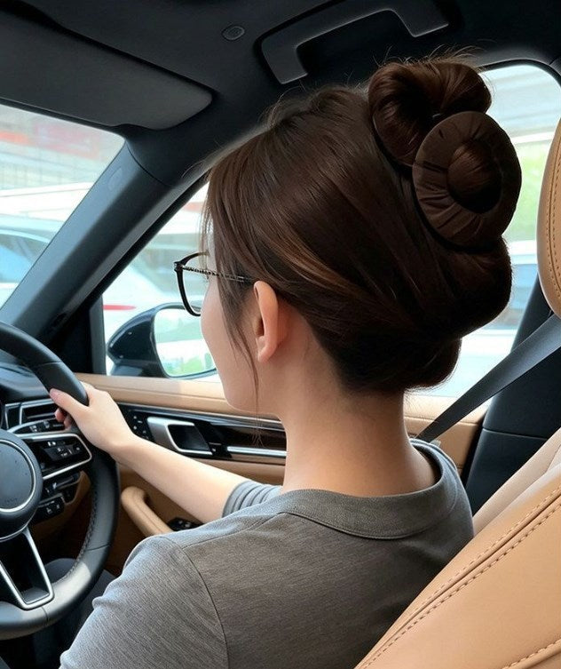Flat Pressure-Free Hair Claw Clip / Zero-Pressure Ponytail Holder for Women