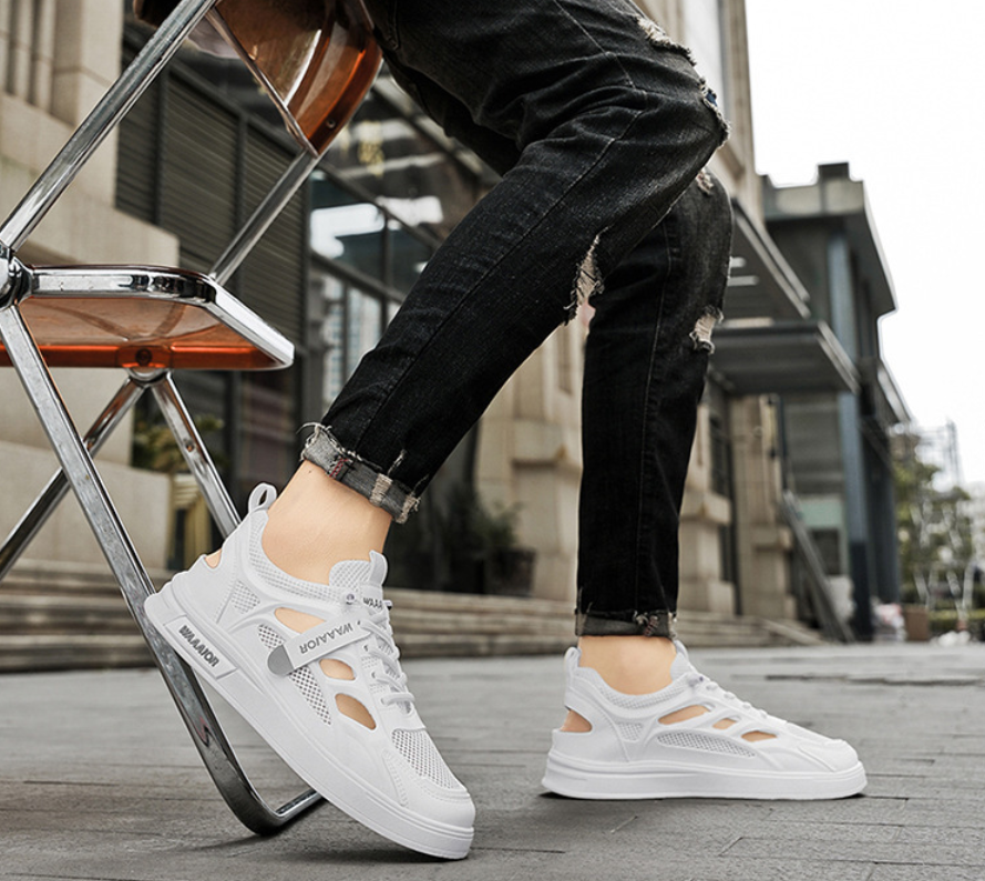 The Breeze Sneaker | Hollow Mesh Casual Shoes – Breathable, Lightweight, Summer Ready