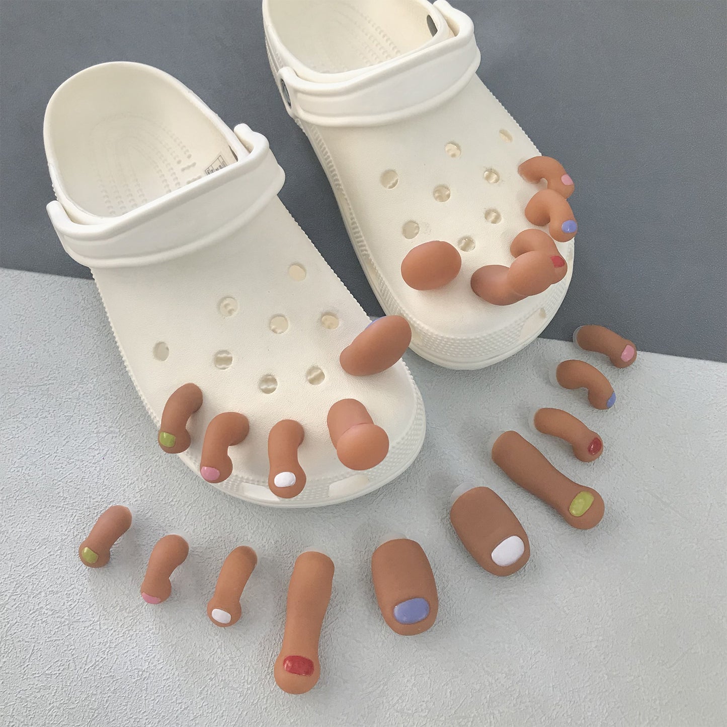 EVA Comfort Clogs + DIY Shoe Charms Set