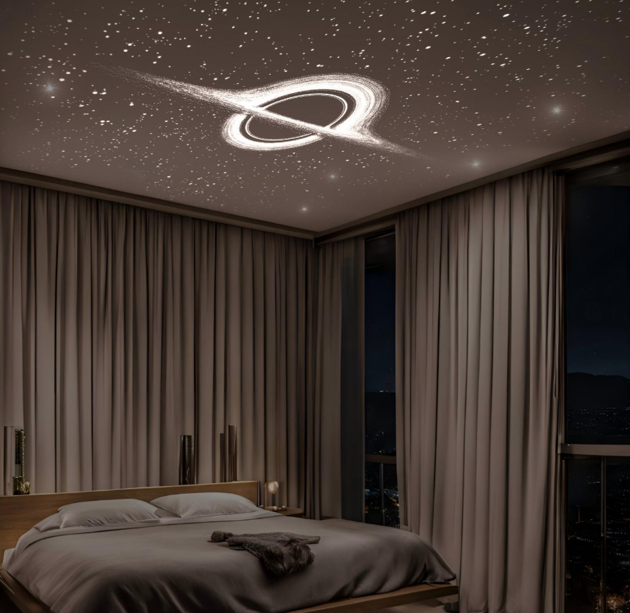 USB Galaxy Projector – Romantic Ambient Light for Car Interior, Bedroom, Party