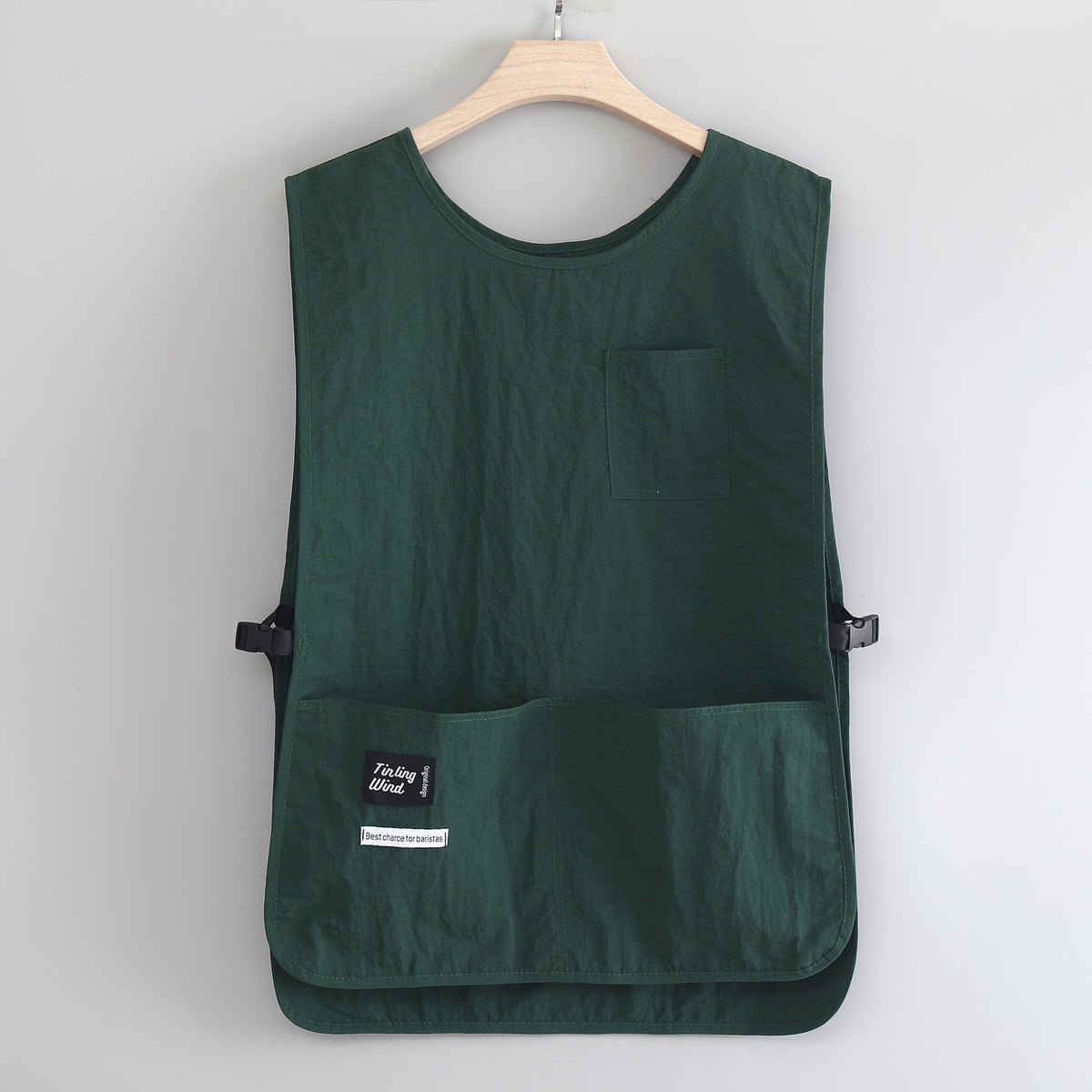 Adjustable Waterproof & Oil-Proof Apron Vest – Versatile Workwear for Kitchen, Coffee Shop & Salon