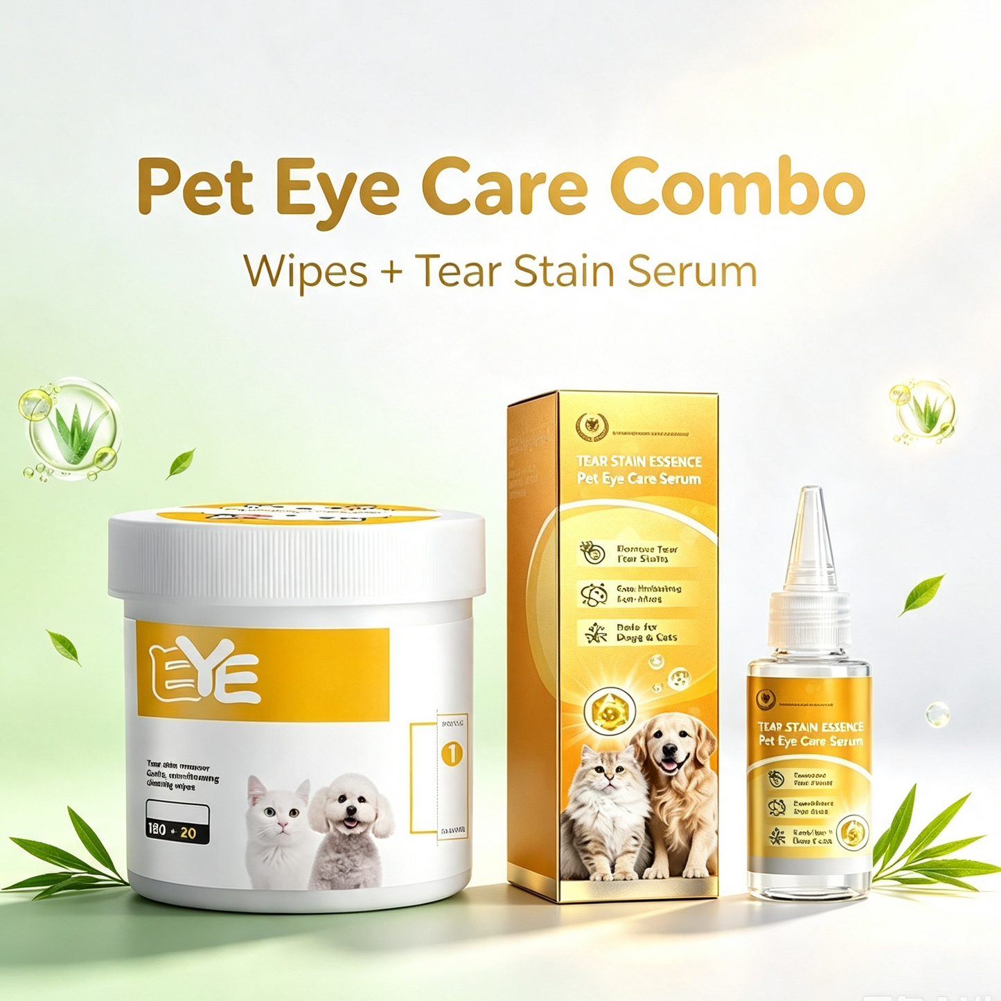 Nourishing eye drops for pets