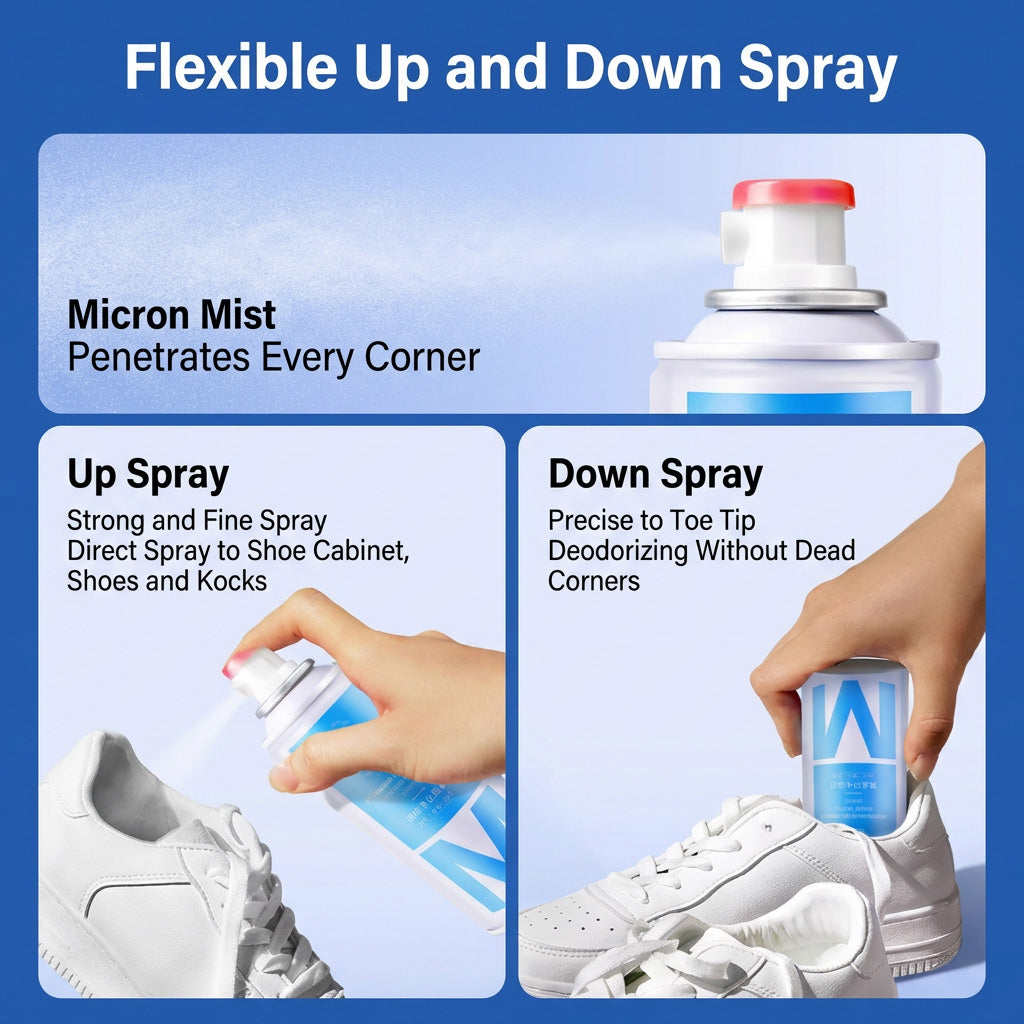 👟Lemon Shoe Deodorizer Spray - Eliminates odors, inhibits bacteria, and dries quickly