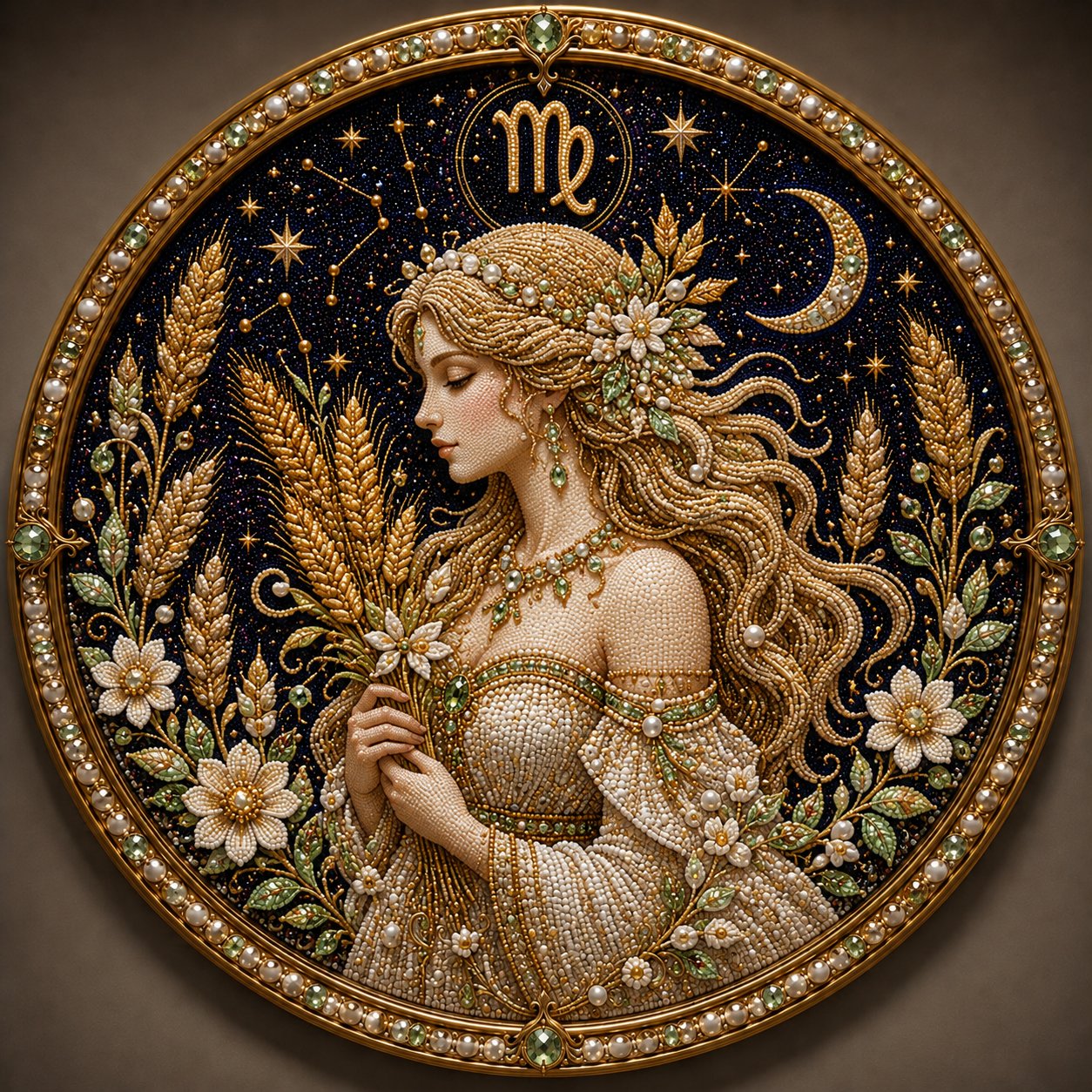 🔥 Bead art set with the 12 zodiac signs ♈🌙