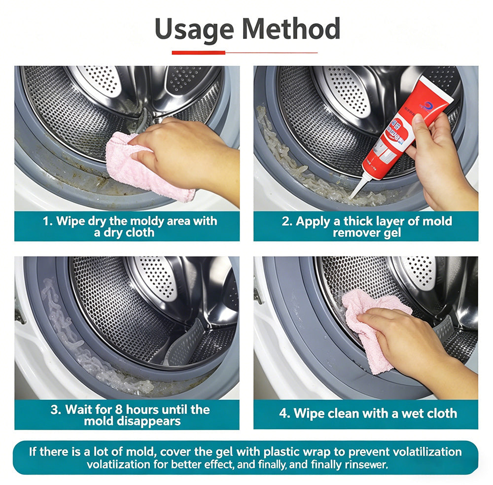 🧪Mold Remover Gel, Household Mildew Stain Cleaner