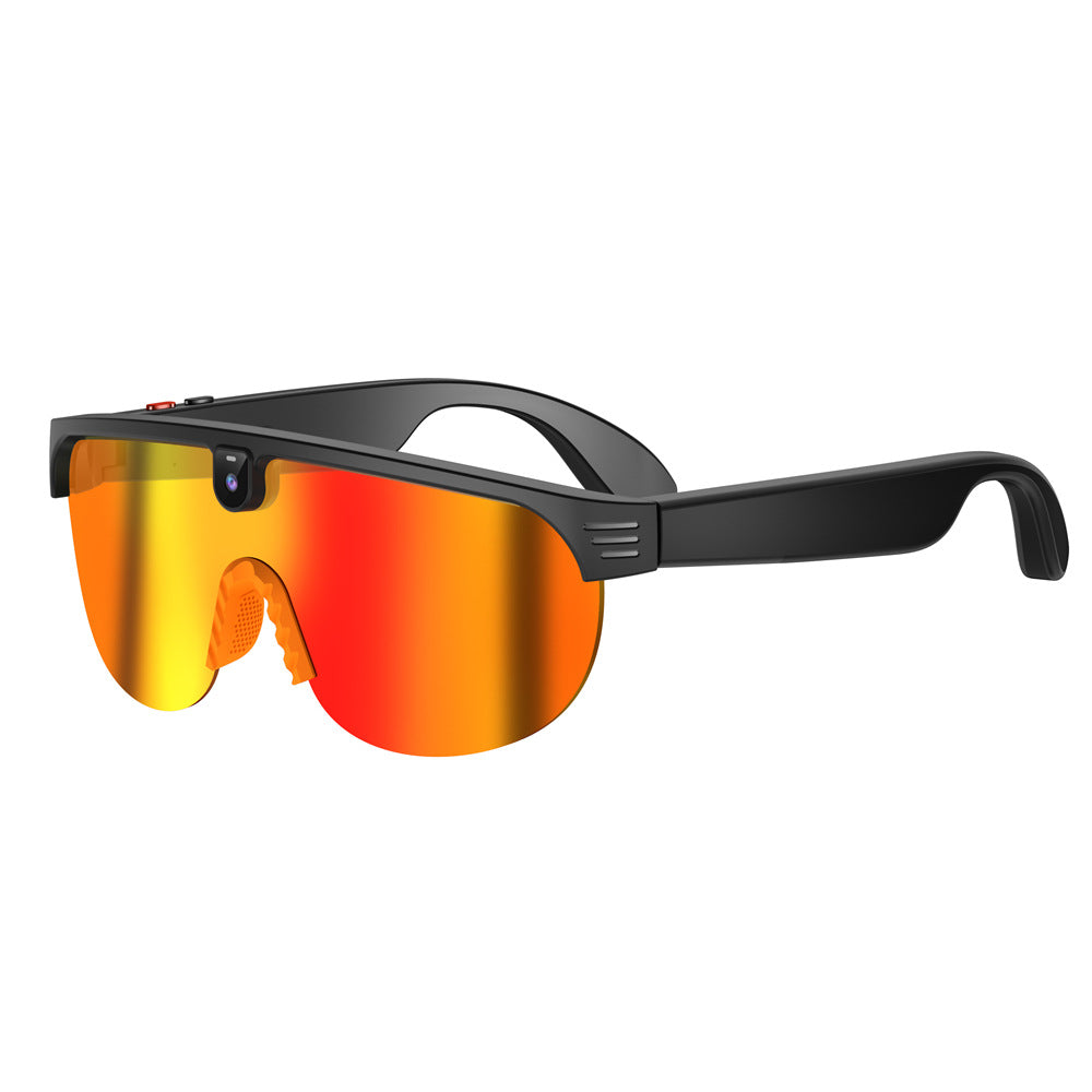 AI Smart Glasses | 8MP Camera 1200P Video Recording – Bluetooth Calling & Music for Outdoor Cycling Sports