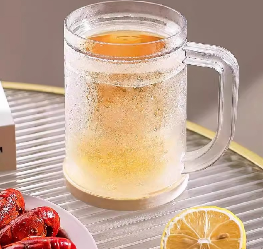 The Frost Core Mug | Double Layer Freezer Cup – Instant Chill for Beer, Soda & Iced Coffee