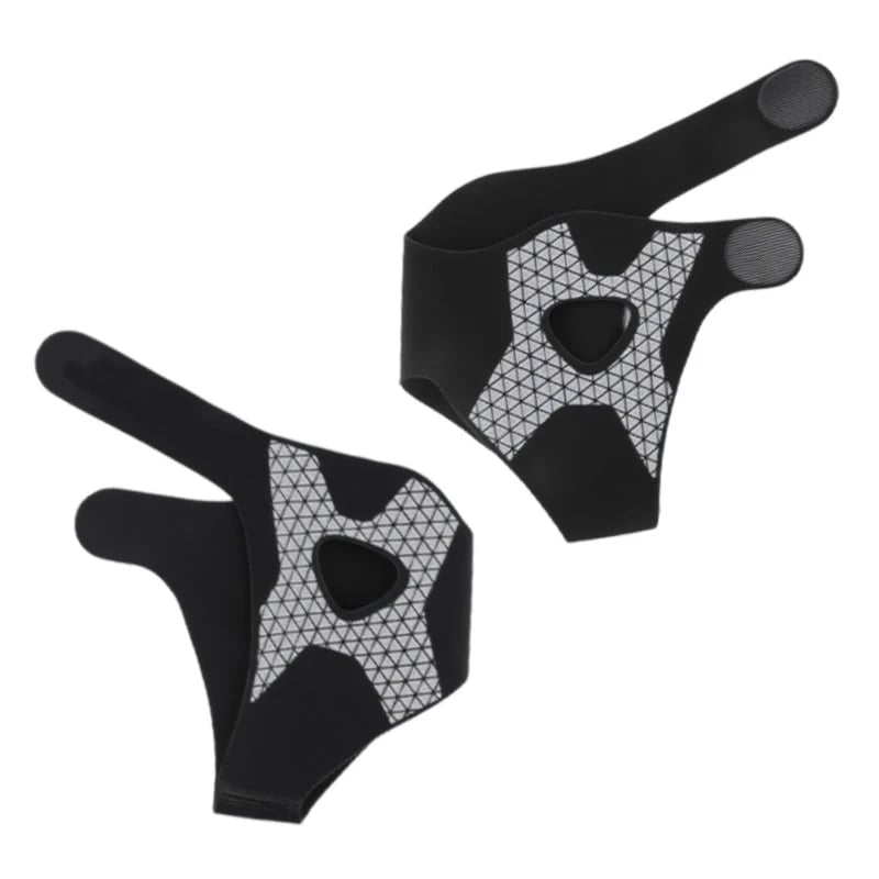 Adjustable elastic ankle brace