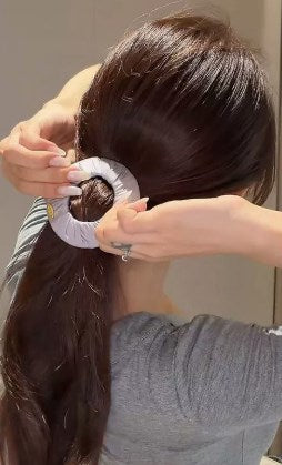 Flat Pressure-Free Hair Claw Clip / Zero-Pressure Ponytail Holder for Women
