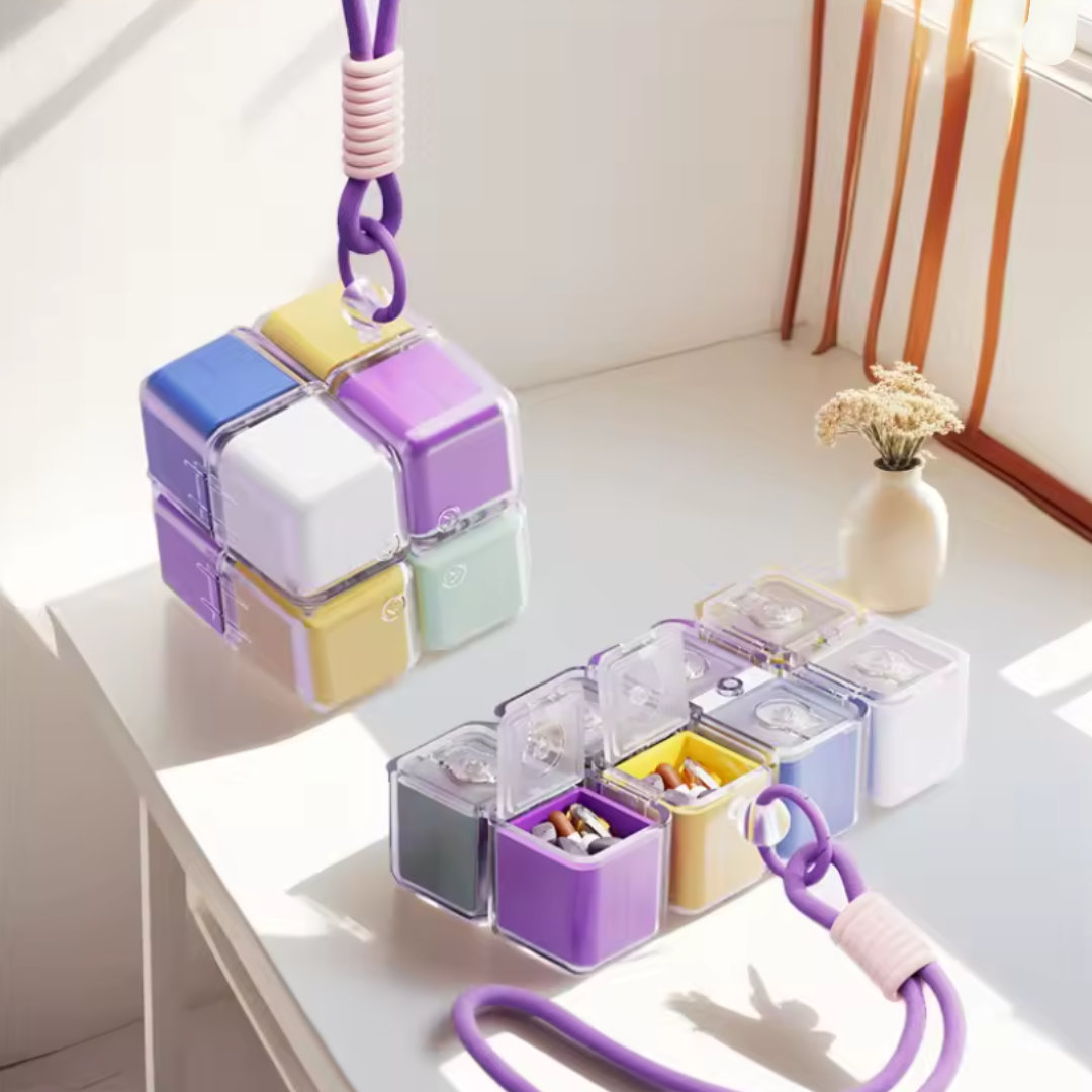 The Weekly Pill Organizer | 7 Day, Large Capacity, Moisture-Proof – Travel or Home