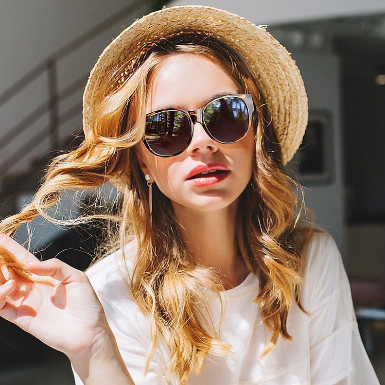 🕶 New XL cat-eye sunglasses with polarized lenses.mi i ochroną UV40