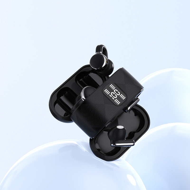 2-in-1 Wireless Bluetooth Earbuds with Ear Clips and Earbuds | 30 Hours Playtime