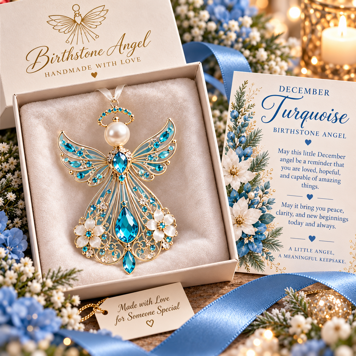 🕊️ Birth Month Guardian Angel Ornament – Not just any angel. Their angel. ✨