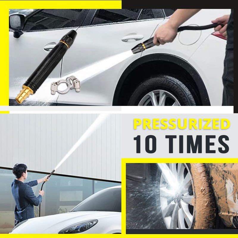 High-pressure car wash water nozzle