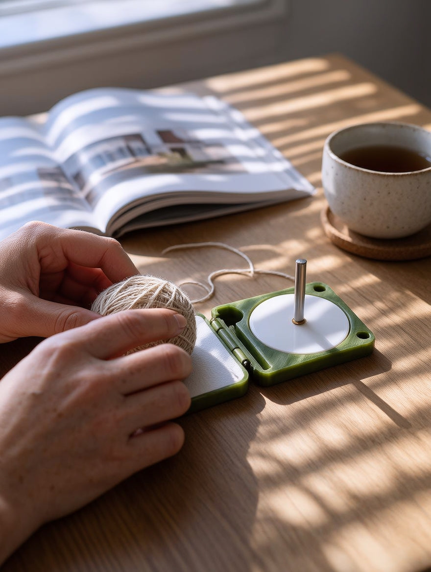 🧶Portable yarn holder for crocheting and knitting