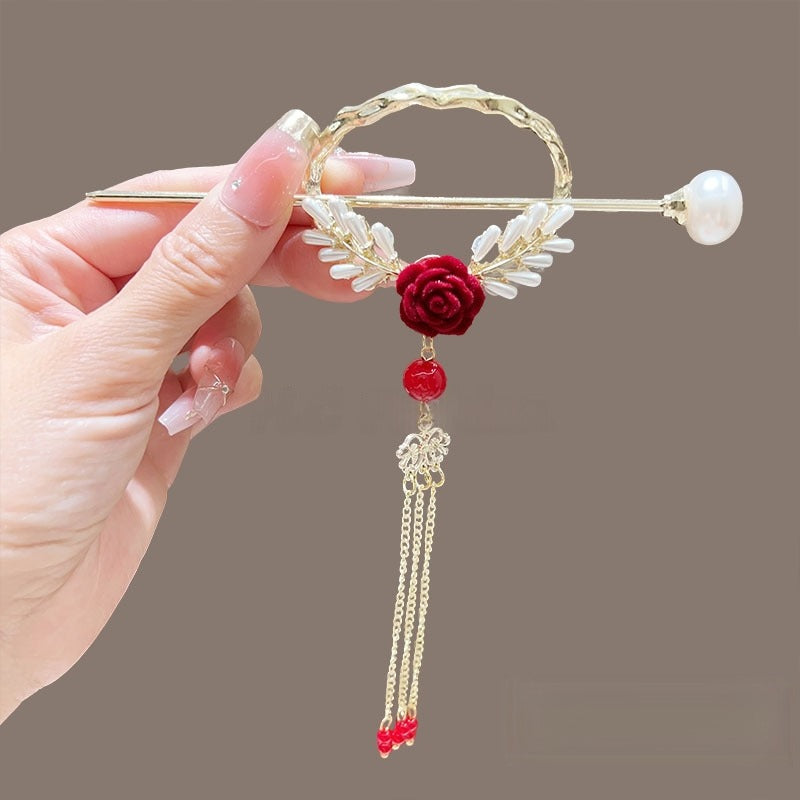 New Style Lily of the Valley Tassel Hairpin – Elegant Hair Stick