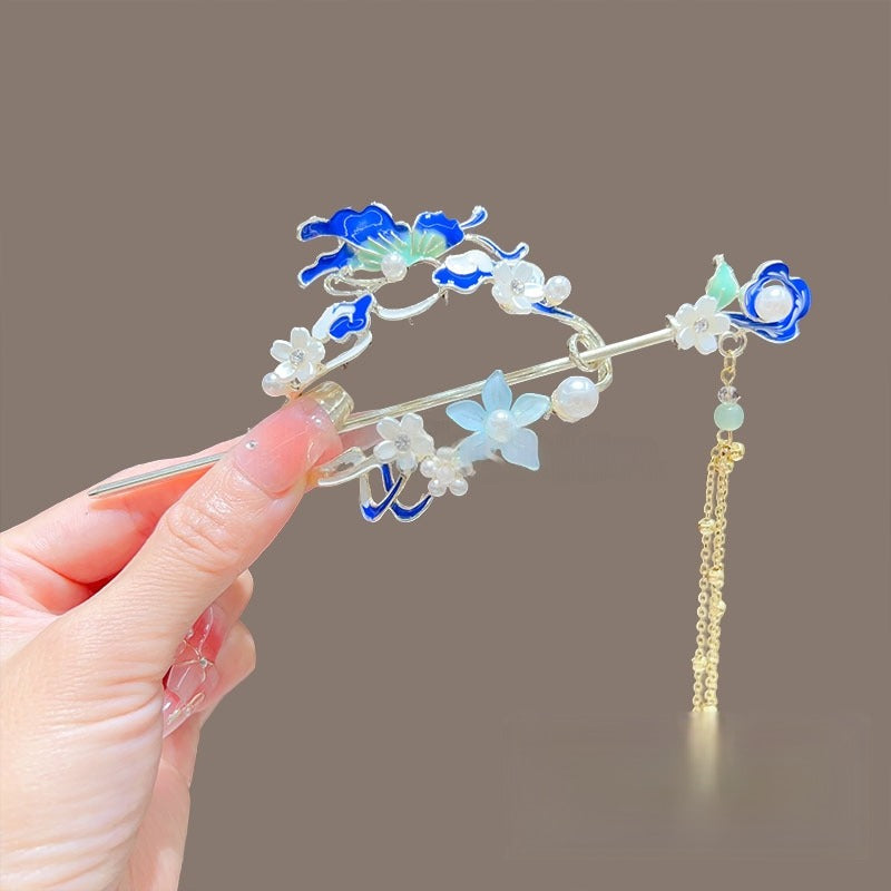 New Style Lily of the Valley Tassel Hairpin – Elegant Hair Stick