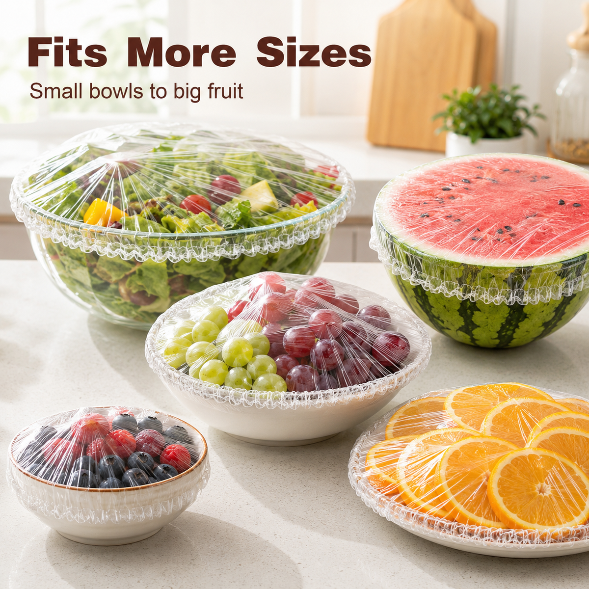 🔥Disposable food covers made of flexible food-grade plastic, for bowls and plates