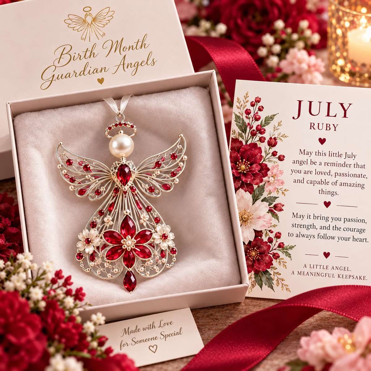 🕊️ Birth Month Guardian Angel Ornament – Not just any angel. Their angel. ✨