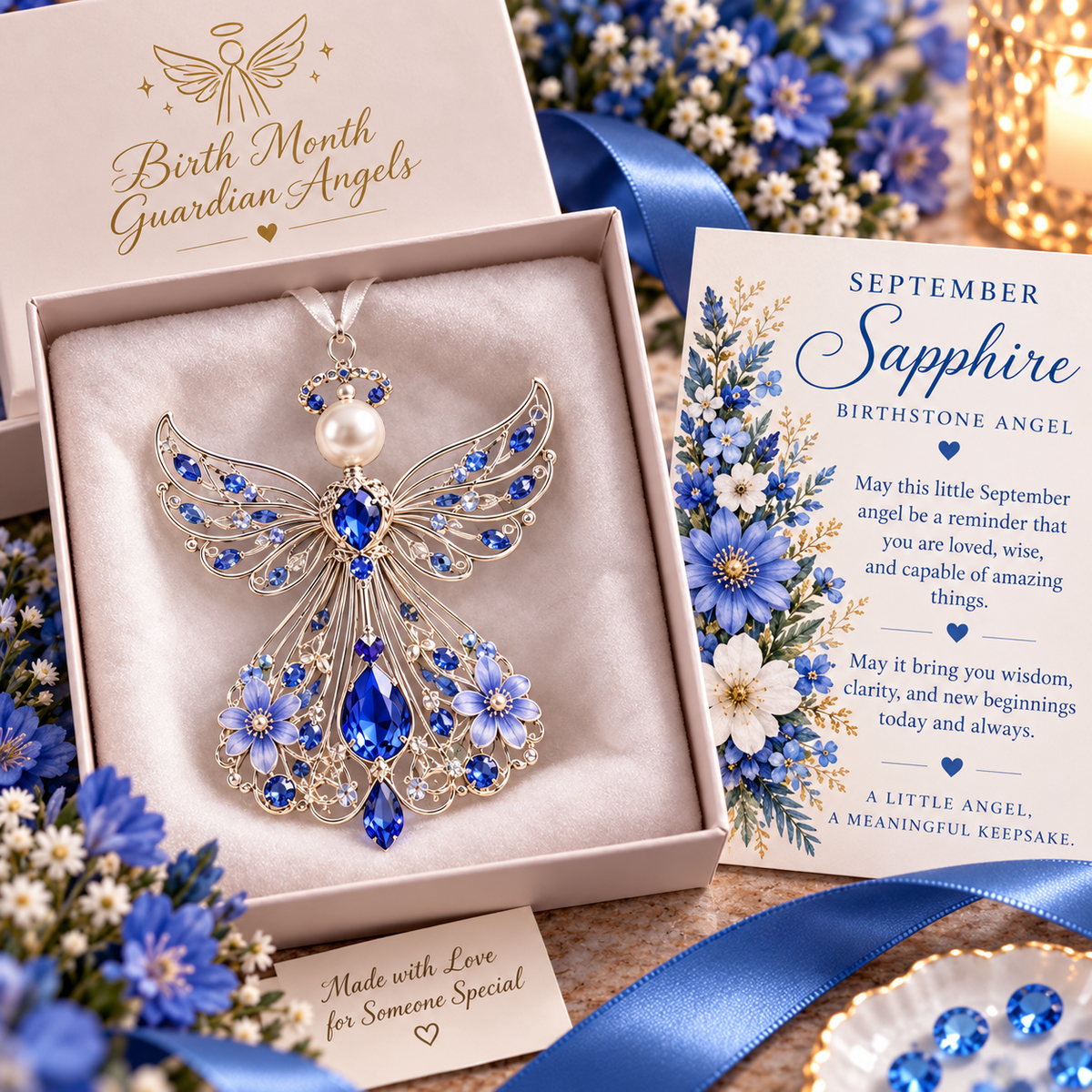 🕊️ Birth Month Guardian Angel Ornament – Not just any angel. Their angel. ✨