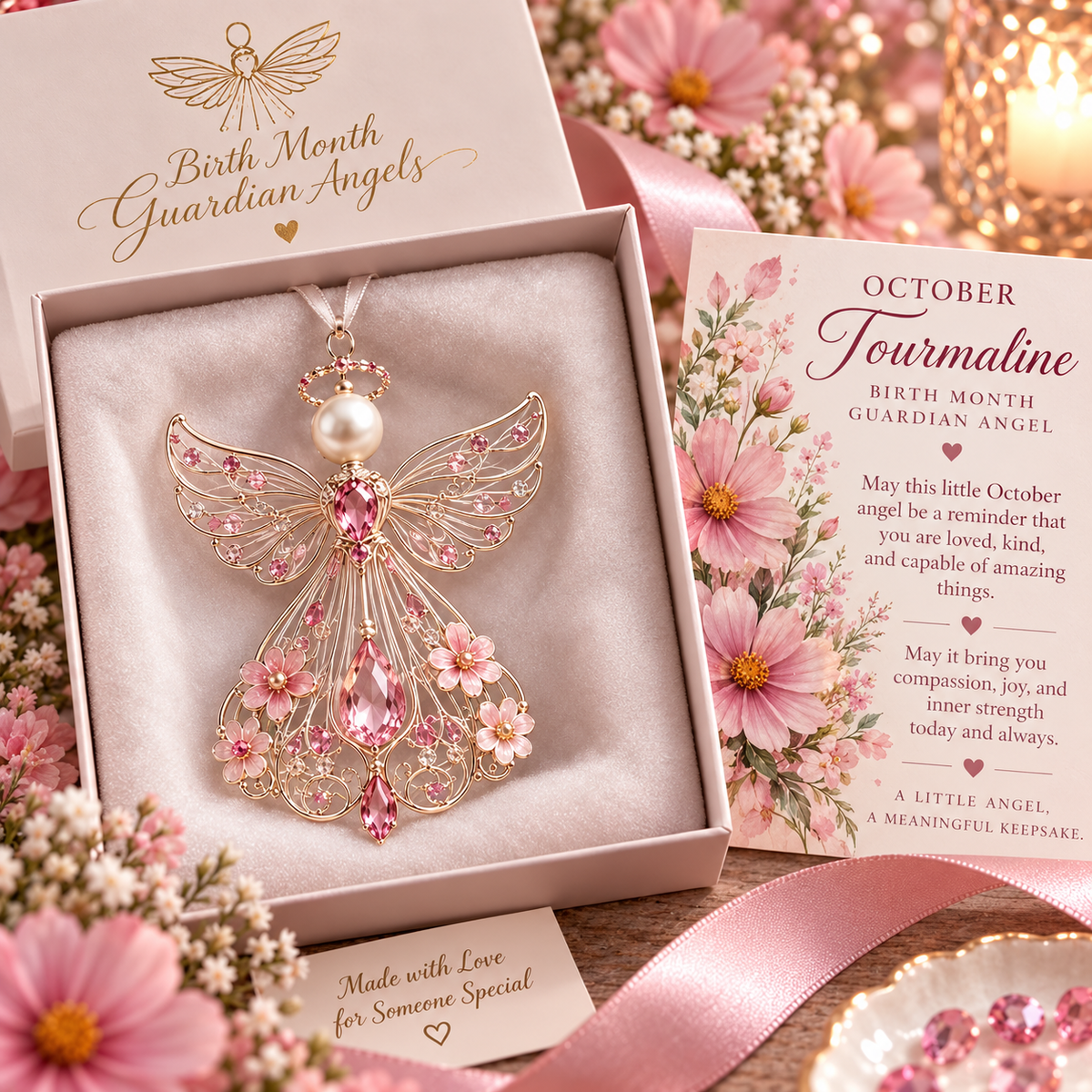 🕊️ Birth Month Guardian Angel Ornament – Not just any angel. Their angel. ✨