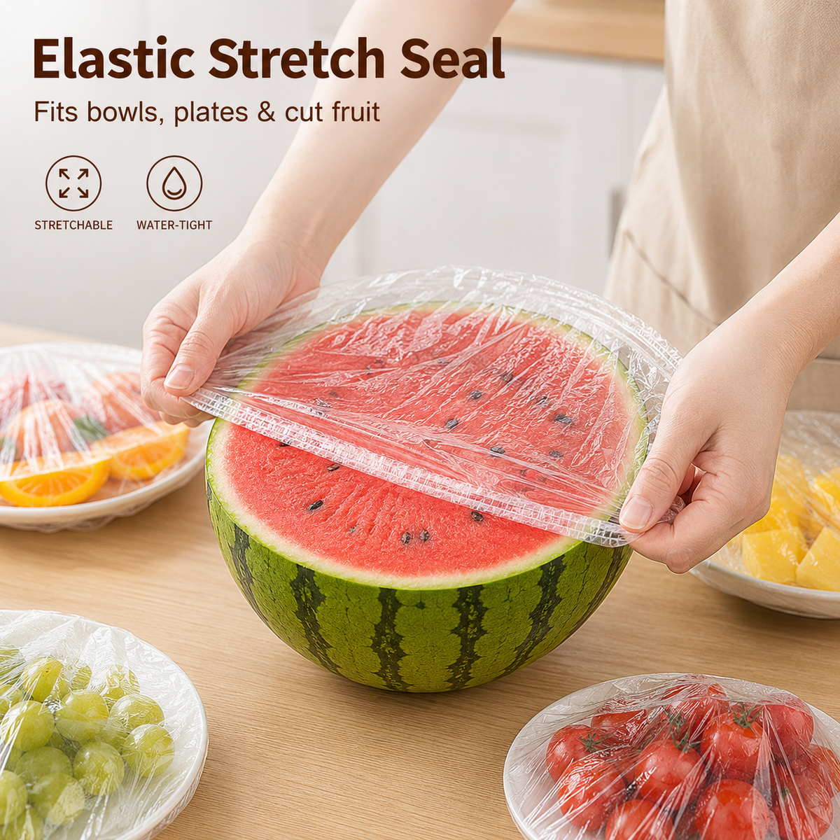 🔥Disposable food covers made of flexible food-grade plastic, for bowls and plates