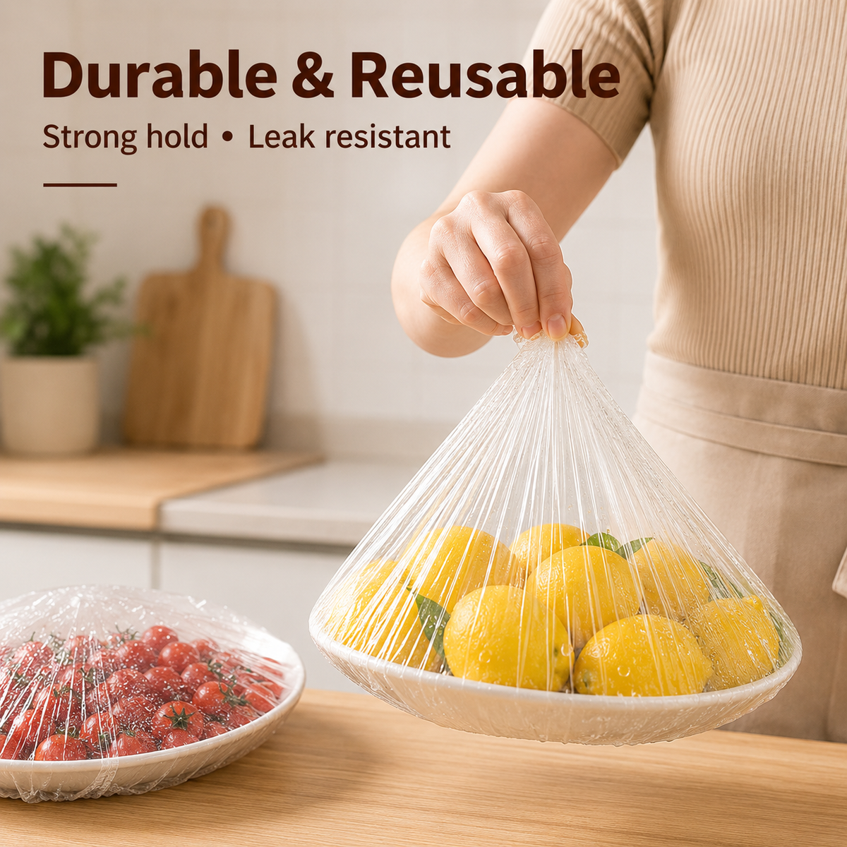 🔥Disposable food covers made of flexible food-grade plastic, for bowls and plates