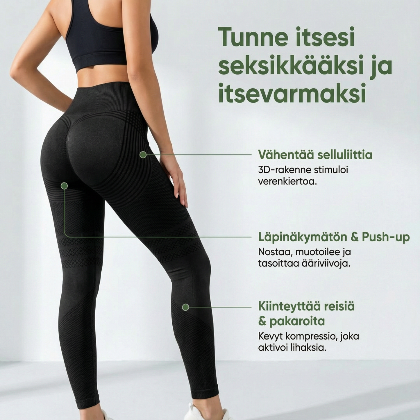 3D Sculpt Leggings – Shape your silhouette effortlessly