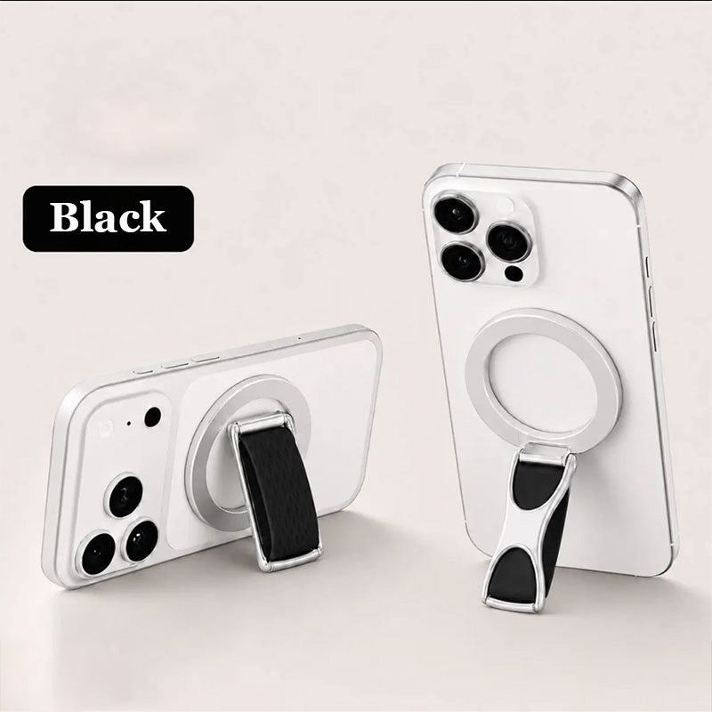 🧲MagSafe Silicone Finger Ring Stand - Soft Grip Phone Holder & Adjustable Kickstand