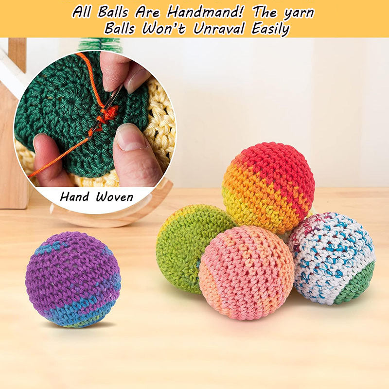 ⚽ Soft Knit Footbag Juggling Ball for Hand Eye Coordination Development