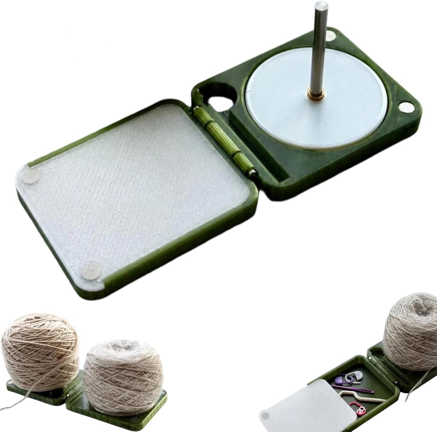 🧶Portable yarn holder for crocheting and knitting