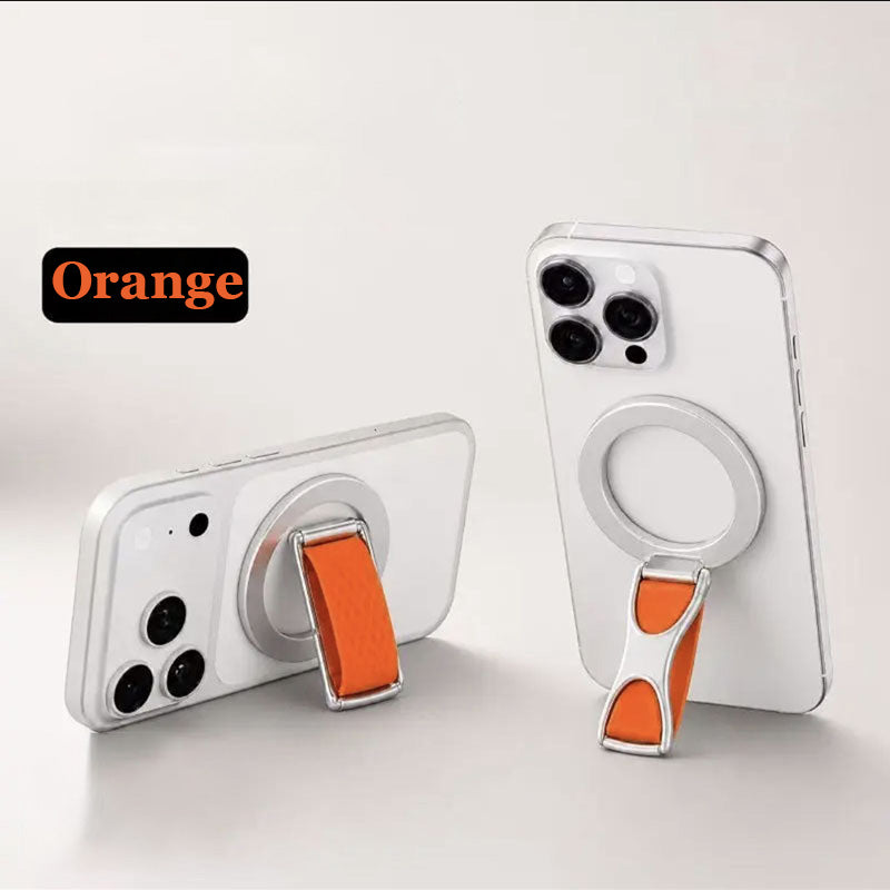 🧲MagSafe Silicone Finger Ring Stand - Soft Grip Phone Holder & Adjustable Kickstand