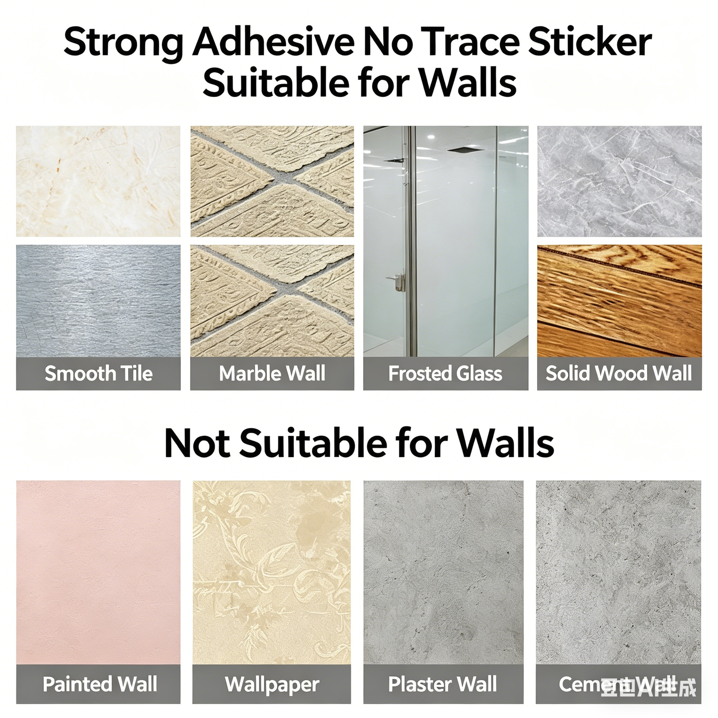 ✨No Drill Acrylic U-Shaped  Wall Shelf