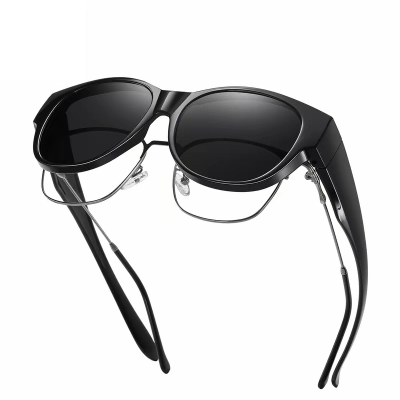 🕶 New XL cat-eye sunglasses with polarized lenses.mi i ochroną UV40