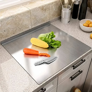 Thick 304 Stainless Steel Cutting Board / Double-Sided Antibacterial Kitchen Cutting Board