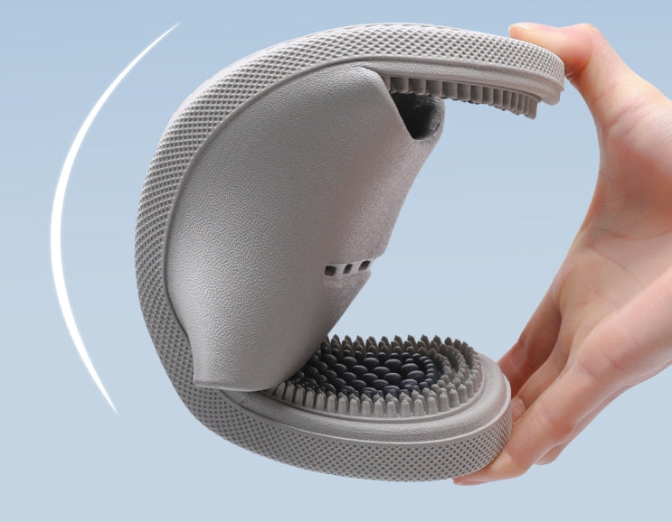 "Ouch" massage insole slippers | One-piece molded EVA, lightweight and quiet, your own foot spa at home!
