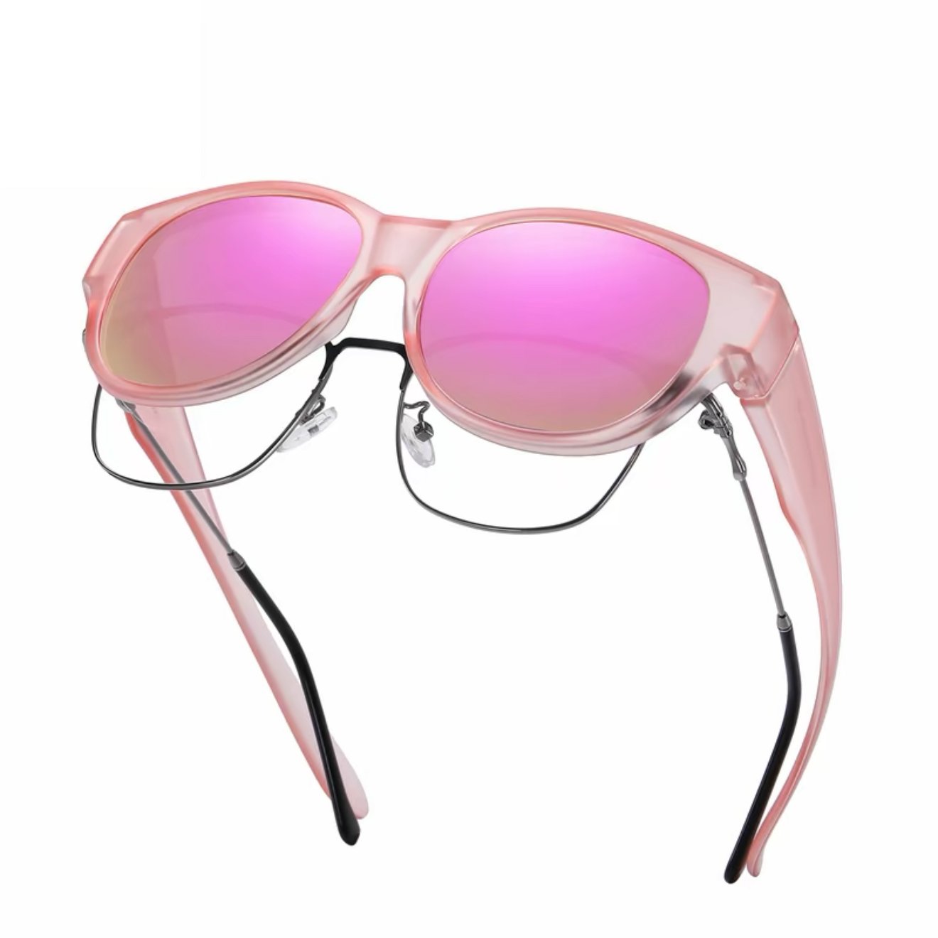 🕶 New XL cat-eye sunglasses with polarized lenses.mi i ochroną UV40
