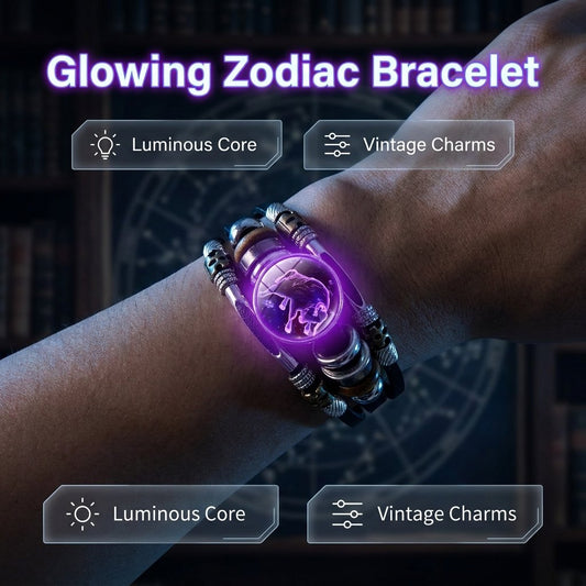 🌌 Glow-in-the-dark zodiac bracelet🌌