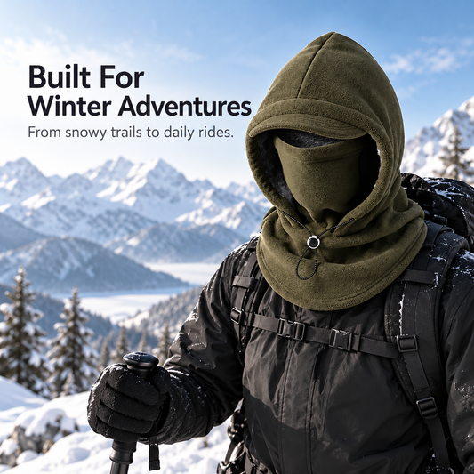 🥶 Fleece balaclava – complete protection for the face and neck during outdoor activities in winter