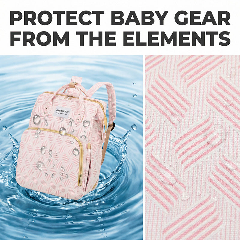 👶Mommy Diaper Bag Backpack – Large Capacity, Lightweight, Multifunctional, USB Charging, Waterproof