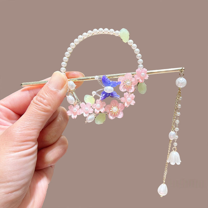 New Style Lily of the Valley Tassel Hairpin – Elegant Hair Stick