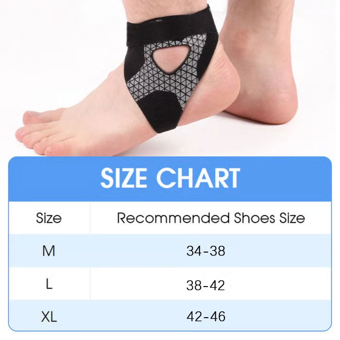 Adjustable elastic ankle brace