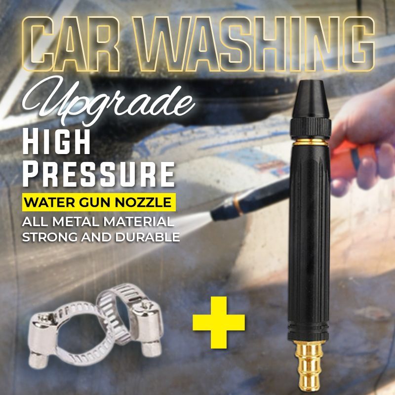 High-pressure car wash water nozzle