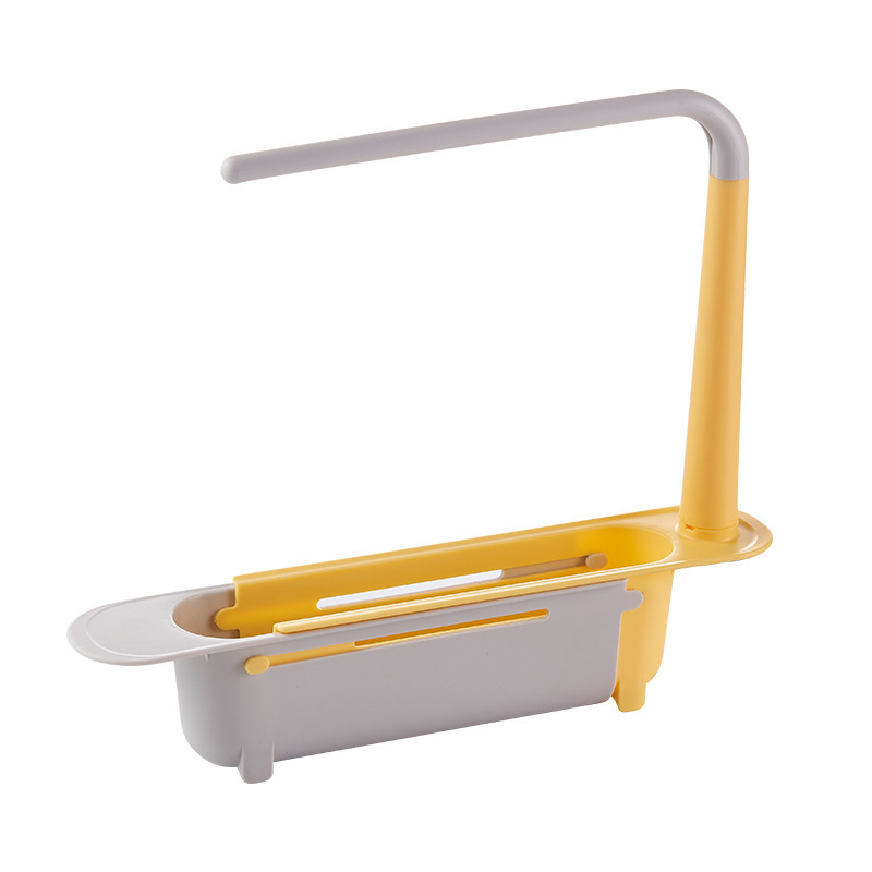 🔥✨ Adjustable and telescopic kitchen sink organizer – drain, dry, and organize