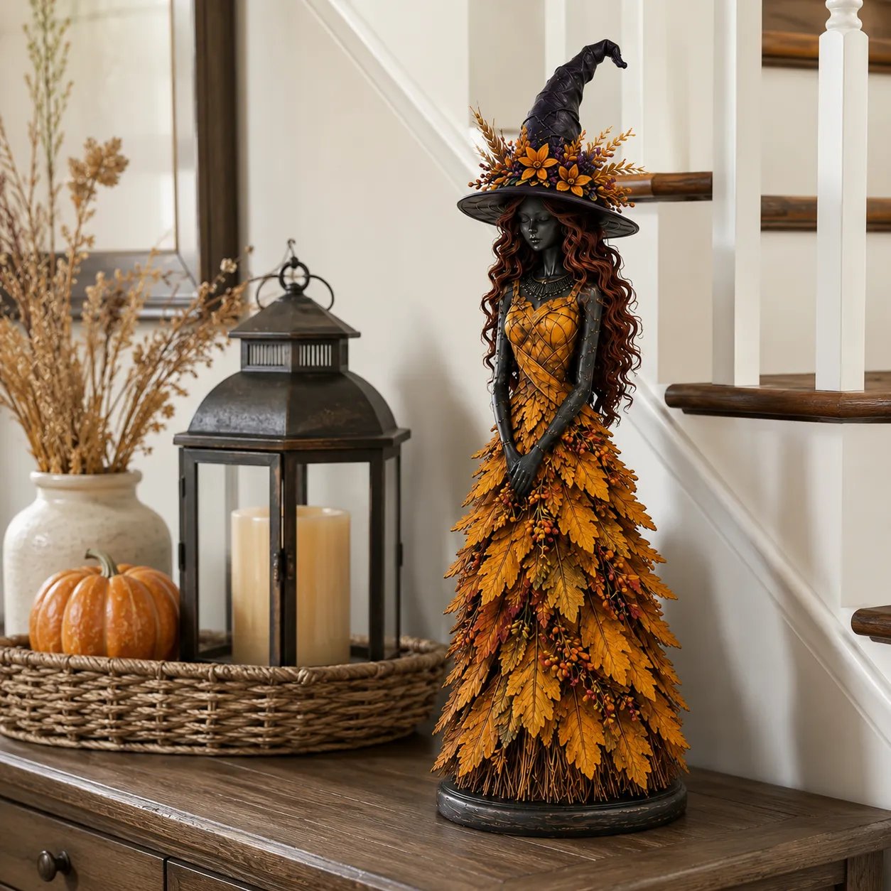💥LAST DAY: 50% OFF - 🧙 Enchanted Autumn Witch Figure