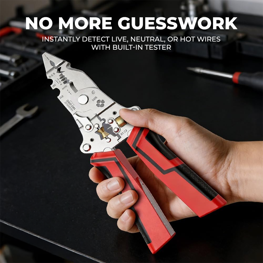 🔥Last Day 49% OFF🔥 16-in-1 Wire Stripper & Twister Pliers with Voltage Tester
