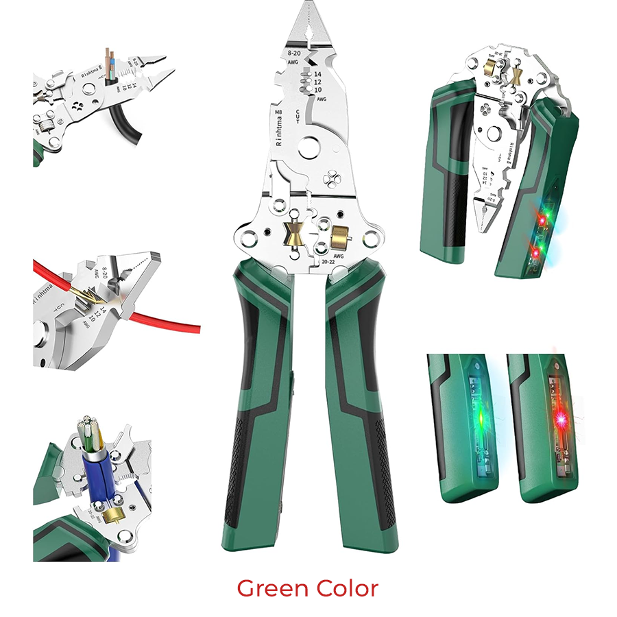 🔥Last Day 49% OFF🔥 16-in-1 Wire Stripper & Twister Pliers with Voltage Tester