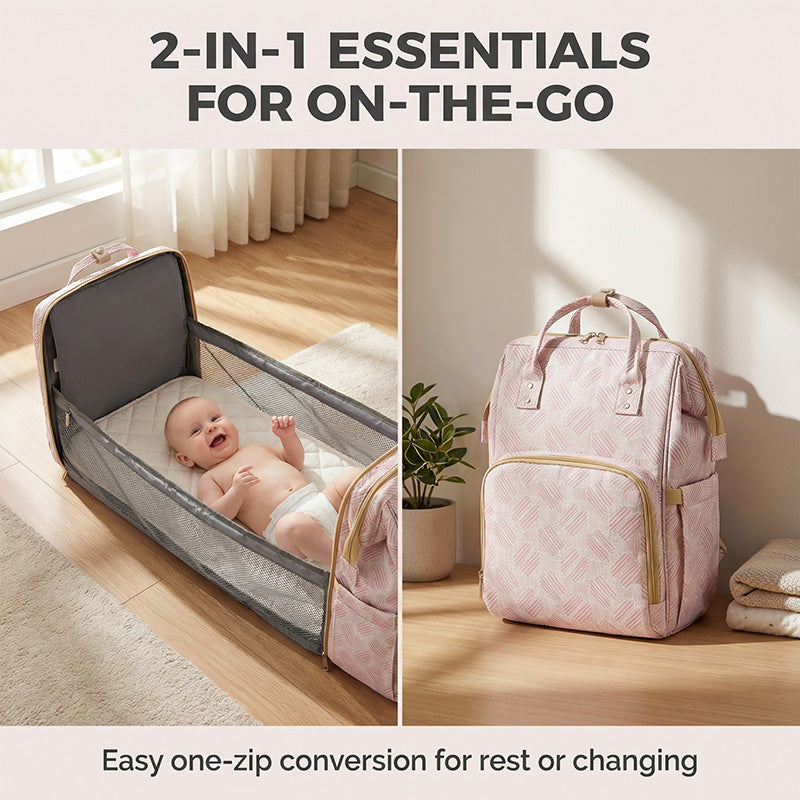 👶Mommy Diaper Bag Backpack – Large Capacity, Lightweight, Multifunctional, USB Charging, Waterproof