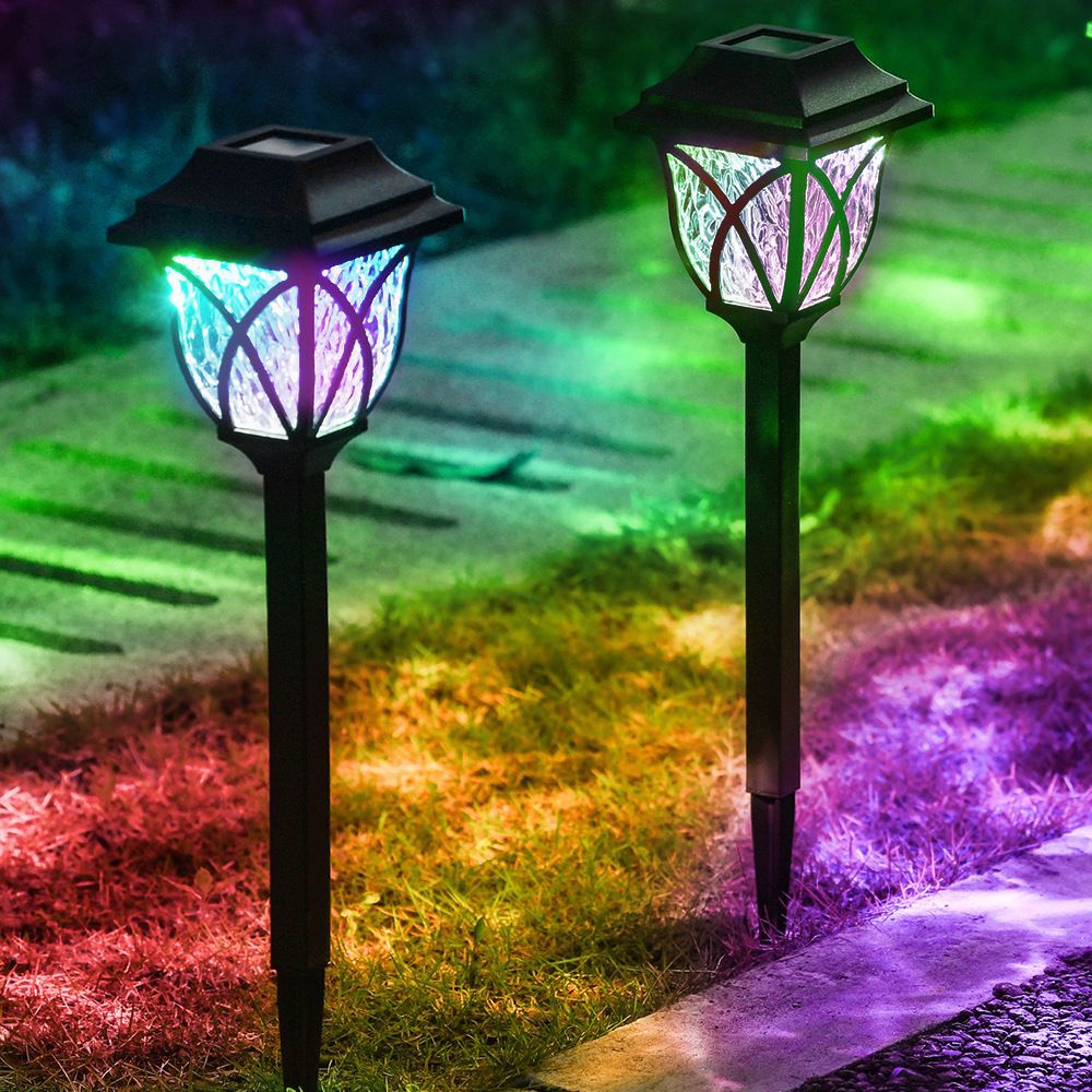 ☀️Solar Pathway Lights Outdoor/Waterproof Solar Garden Lights