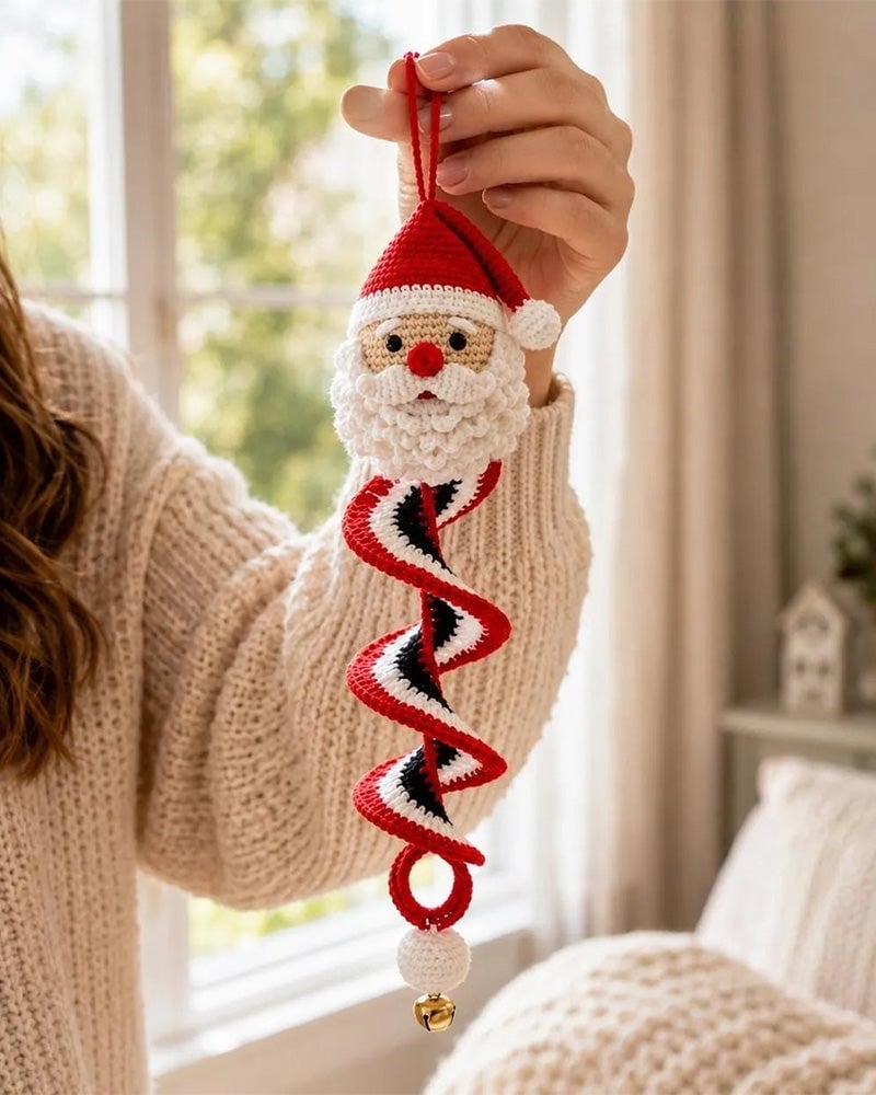 ☃️Last day 50% OFF - DIY spiral crochet snowman set